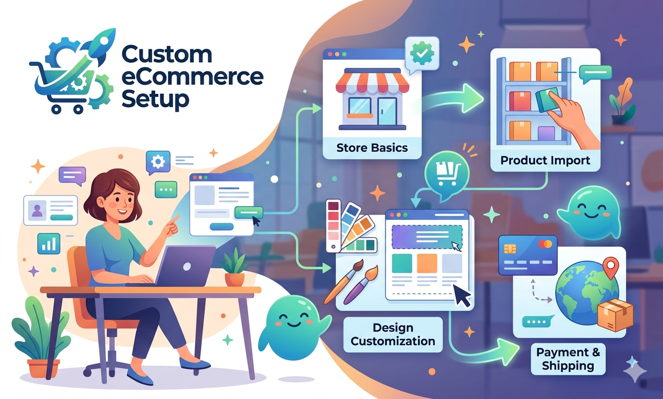 Custom eCommerce Setup & Development | RKS Infotech | Pondicherry