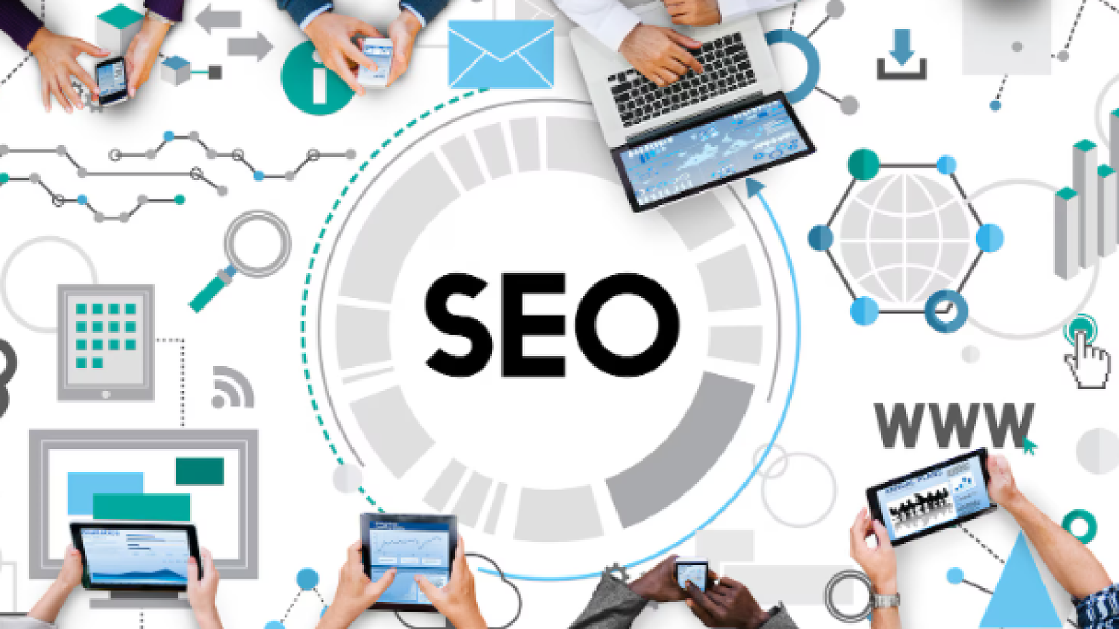 Affordable SEO services in Pondicherry for small businesses - digital marketing illustration